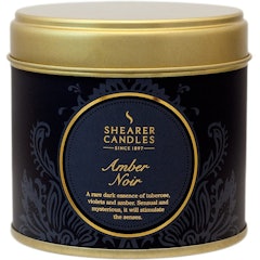 Amber Noir Large Candle Tin
