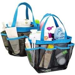2-Pack Portable Mesh Shower Caddies