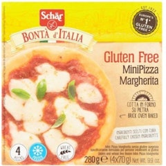 4. Schär Bonta d’Italia Gluten Free Mini Margherita Pizzas