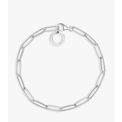 Paper Clip Charm Bracelet
