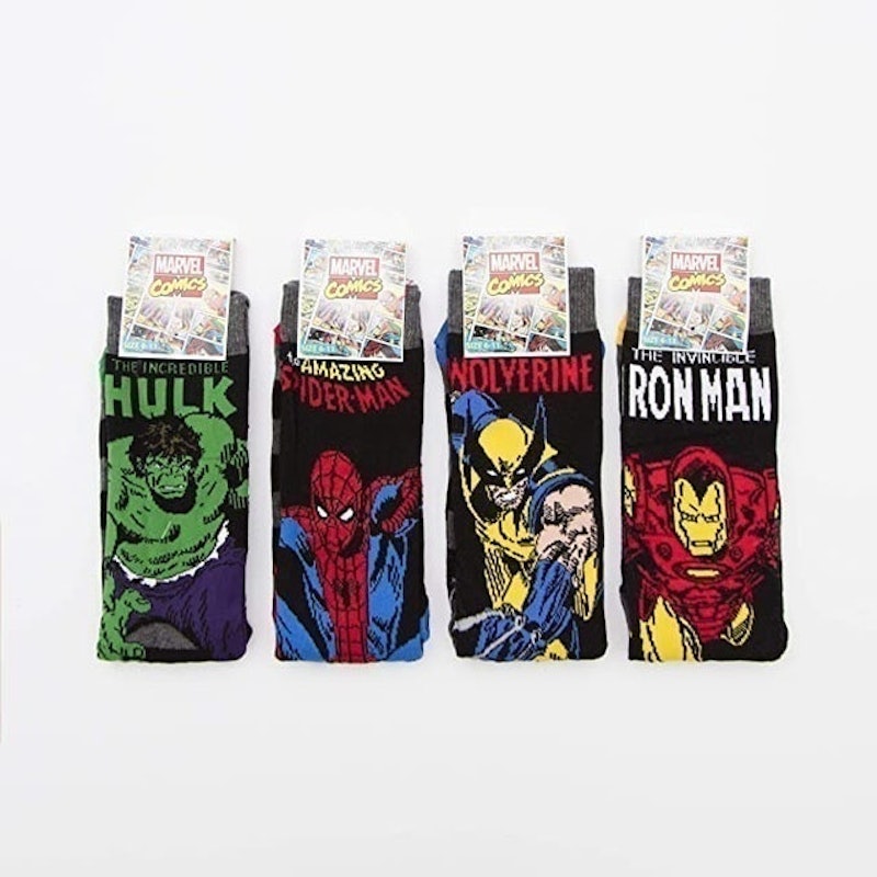 4 Pair Marvel Comics Socks 1
