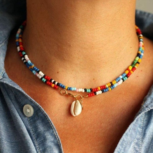 Boho Layered Beaded Necklace 2