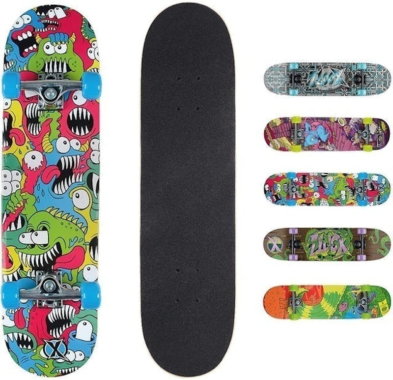 Kids Complete Double Kick Skateboard 1