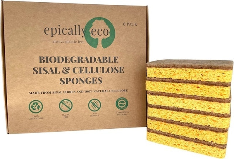 100% Biodegradable and Compostable Washing up Sponge 1