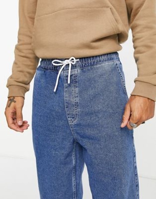 Denim Joggers in Blue 3