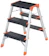 SONGMICS 3 Step Ladder With A-Shape Frame 1