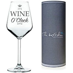It's Wine O'Clock Glass in Gift Tube