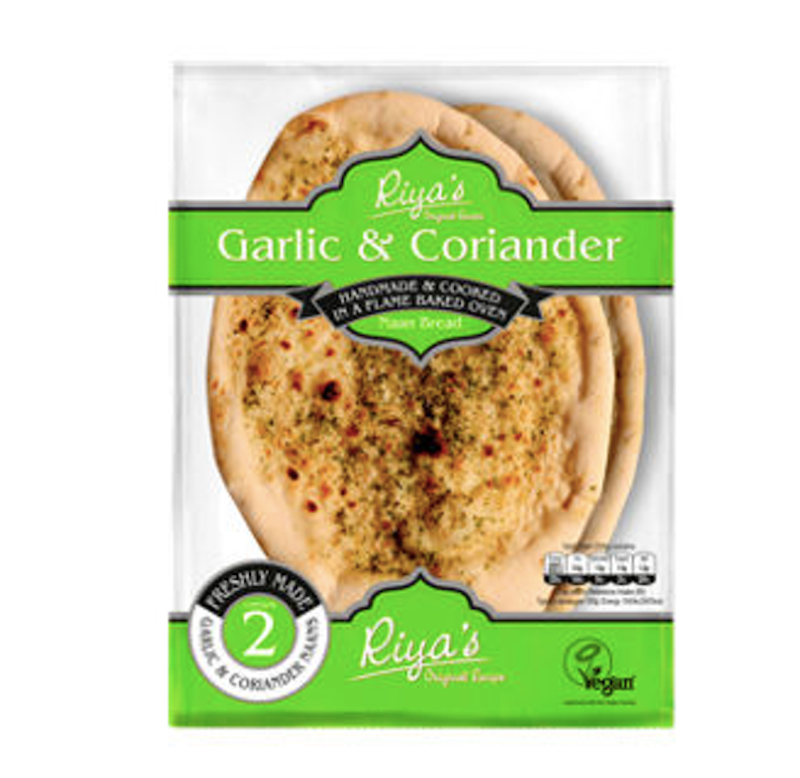 Original Recipe Garlic & Coriander Naan Bread 1