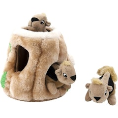 Hide A Squirrel Plush Dog Toy Puzzle