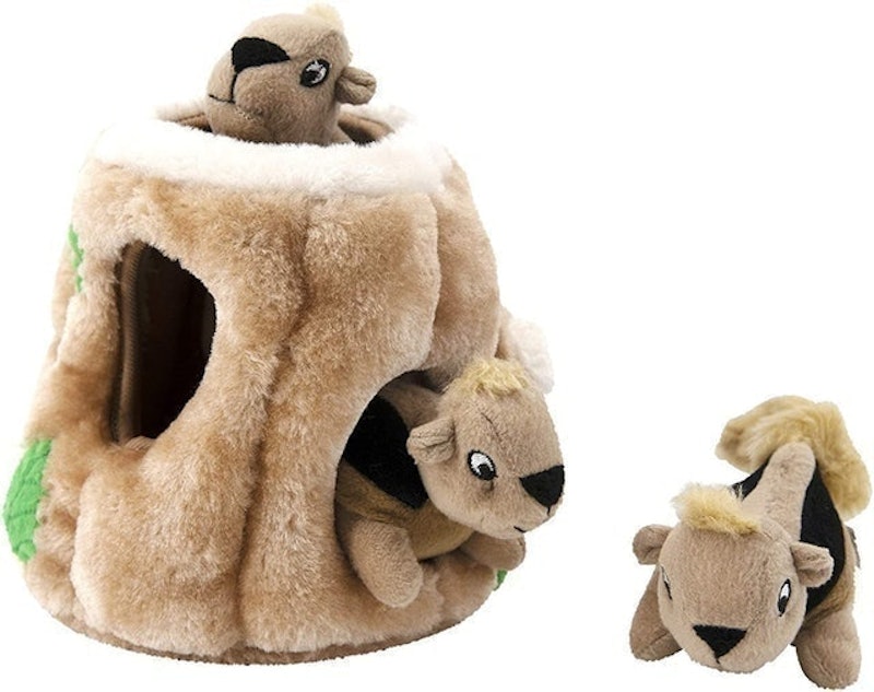 Hide A Squirrel Plush Dog Toy Puzzle 1