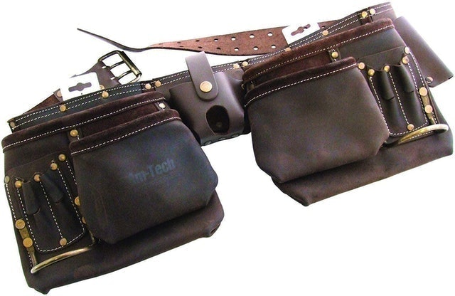 Tooltime® Professional Leather Tool Belt 1