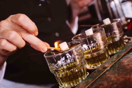 Absinthe Is Known for Its High Alcohol Percentage