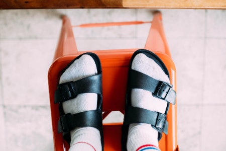 Look for Soles With a Visible Tread and Slip-Resistant Materials for Optimum Grip