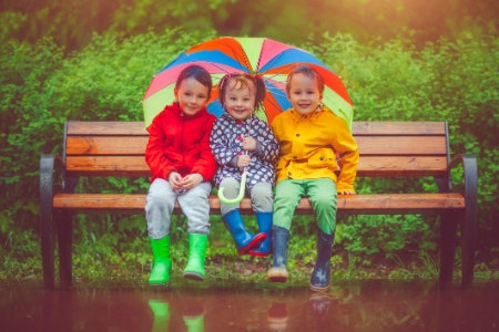 Raincoats Are Made for Boys, Girls and Sometimes Both