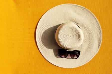 Choose a Light, Breathable Fabric Like Straw, Cotton or Polyester