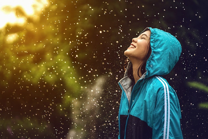 Hoods Shield Your Head and Hair From the Rain