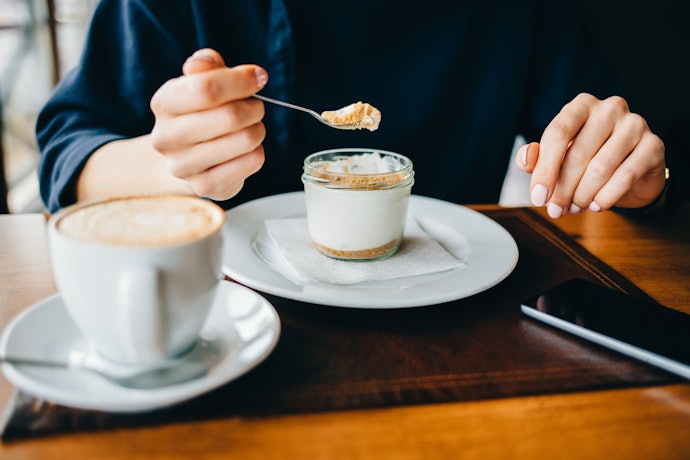 Check the Serving Size if You’ll Be Sharing With Your Household, or Look Out for Mini Cheesecake Portions to Suit Couples