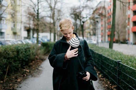 Pick a Coat With a Carrying Pouch to Bond With Baby As You Walk