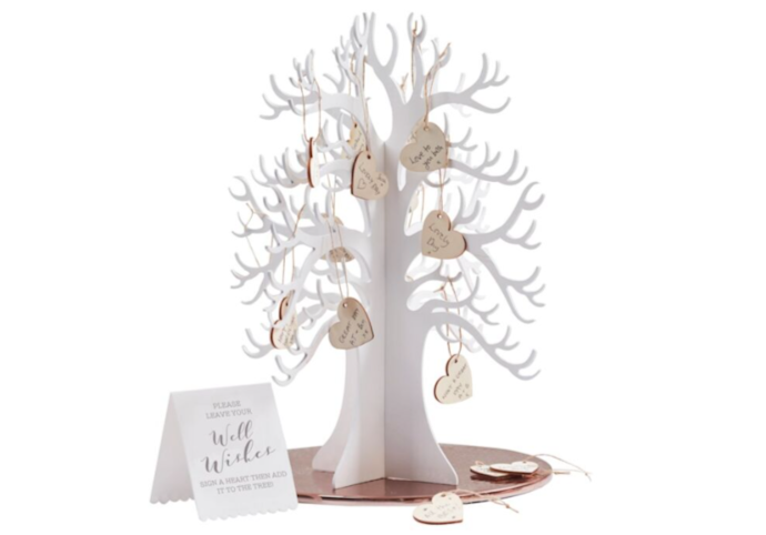 A Wishing Tree Guest Book Makes a Beautiful Talking Point
