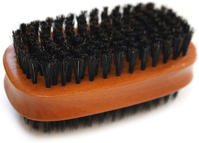 Get a Pig Bristle Brush for Removal of Dirt on Leather, Mesh, and Canvas Shoes
