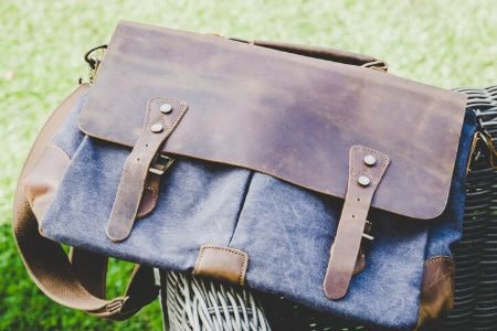 Leather and Waxed Cotton Add a Touch of Class