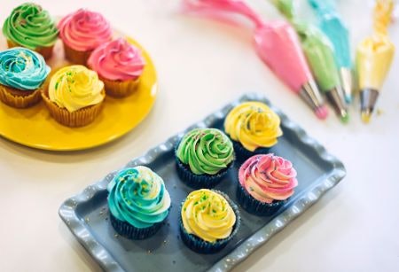Choose Gel Food Colouring for Darker and More Saturated Tones