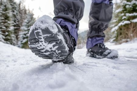 A Sturdy Rubber Sole Will Get You Through Icy Conditions