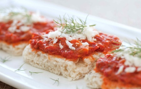 Choose Roasted Red Pepper Tapenade With Tomatoes and Paprika to Add a Splash of Colour